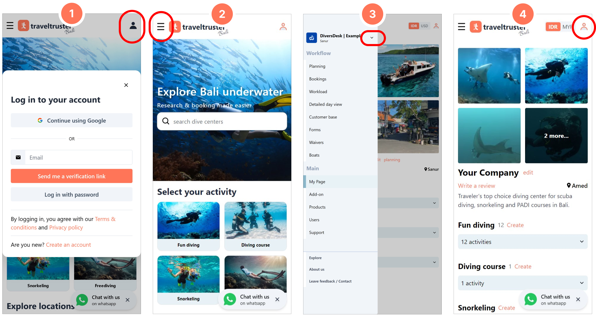 Steps to login into your environment