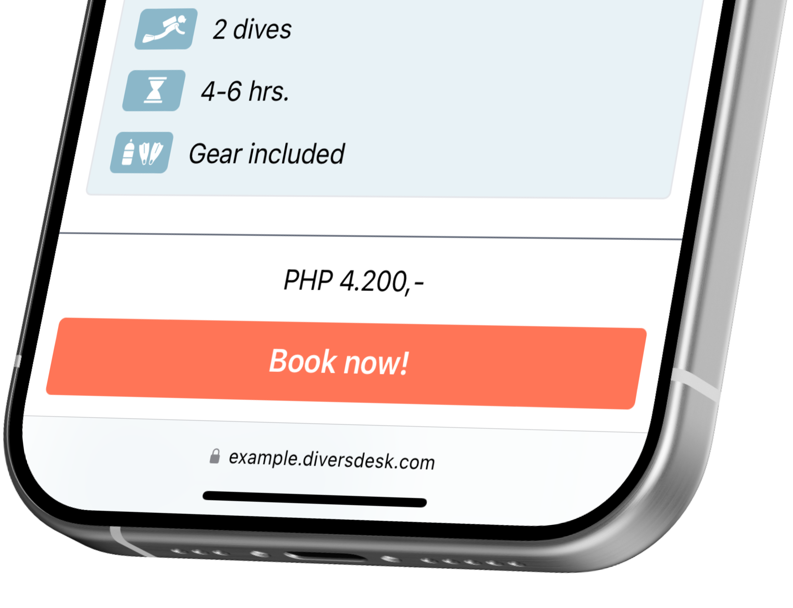 Direct booking or Self-booking option
