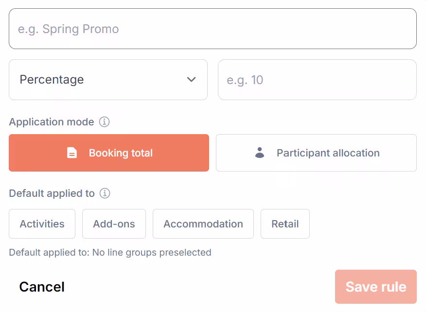 Non-consecutive scheduling view on mobile and desktop