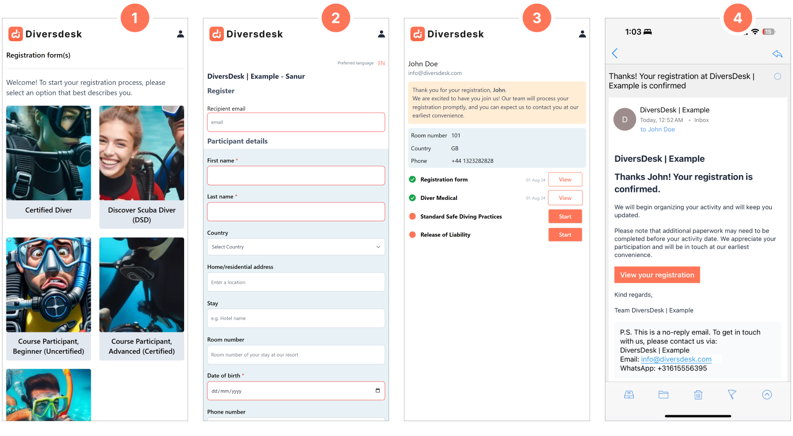 Register customer steop 1b