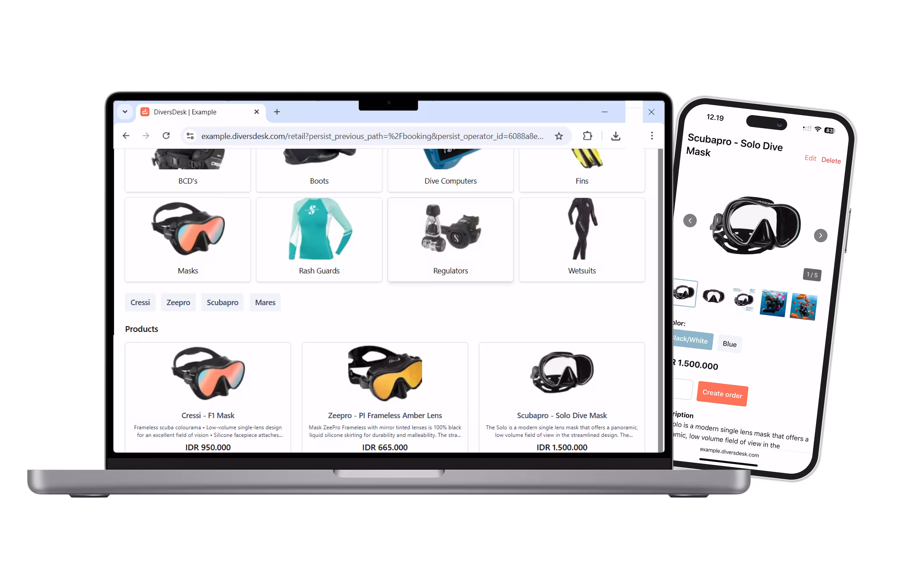 Diversdesk Retail Webshop